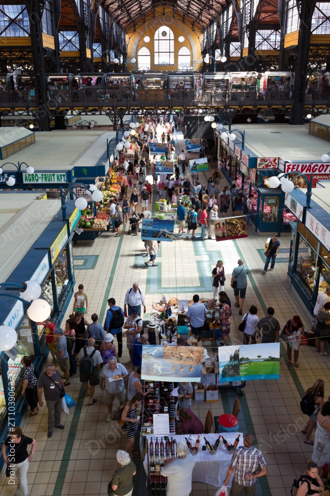 布达佩斯中央大市场图片