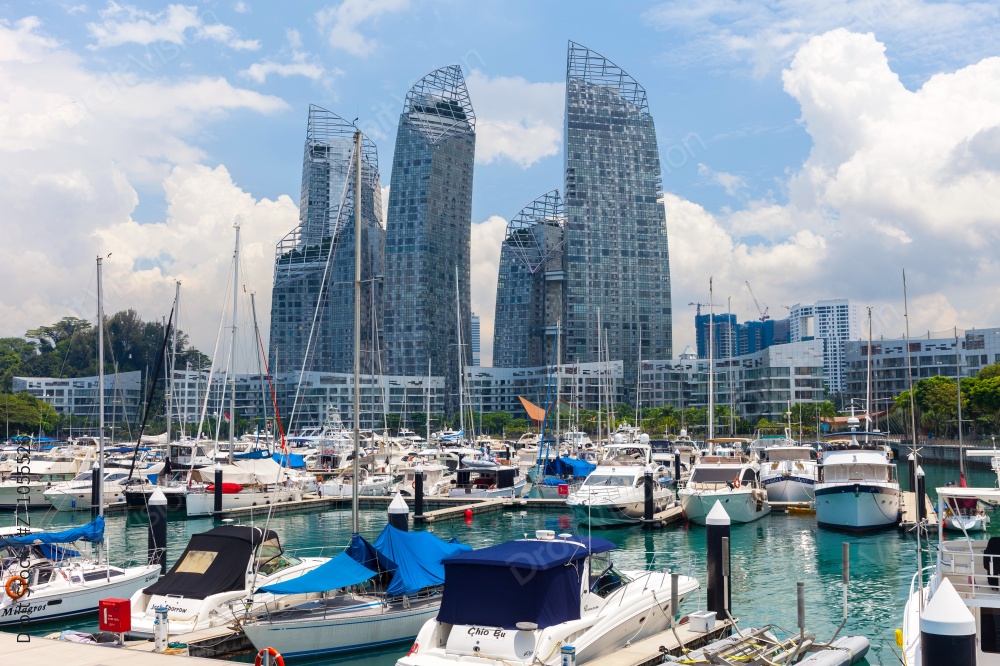 新加坡吉宝湾游艇码头图片
