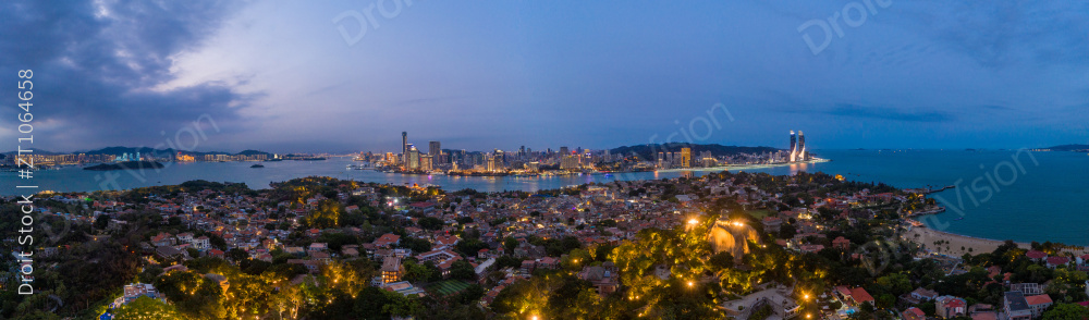 厦门全貌夜景图片