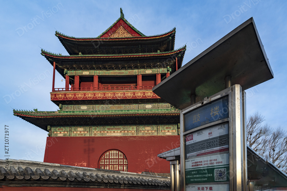 北京鼓楼风光图片