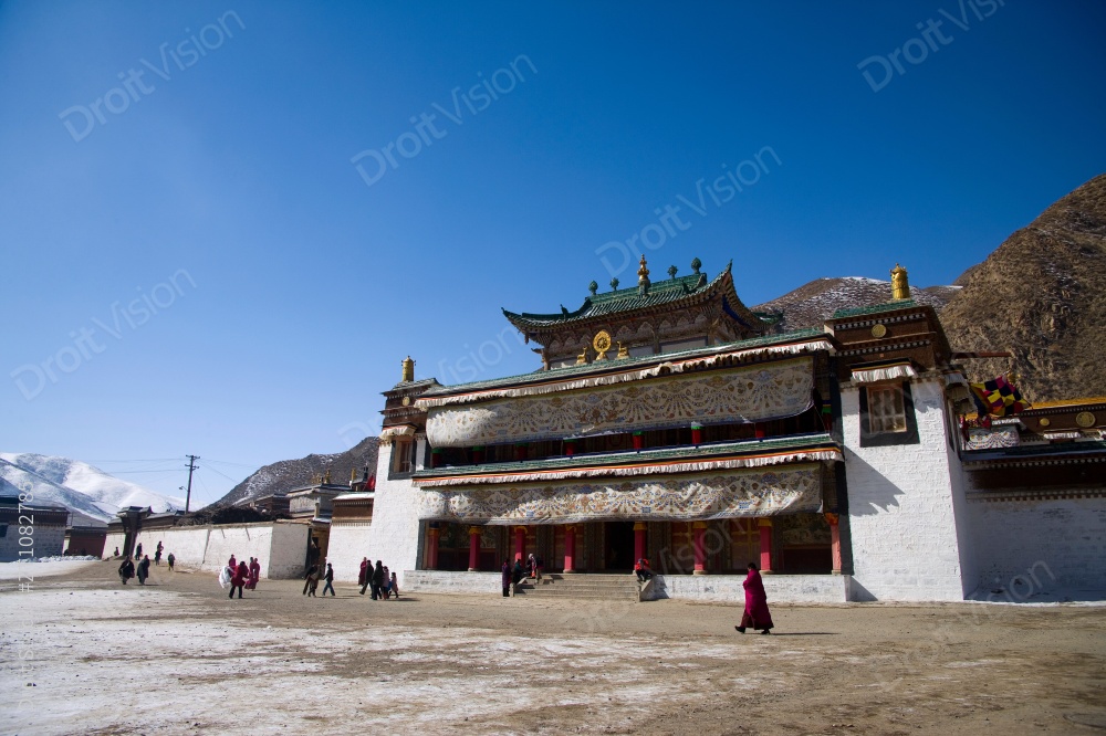 甘南夏河拉卜楞寺图片