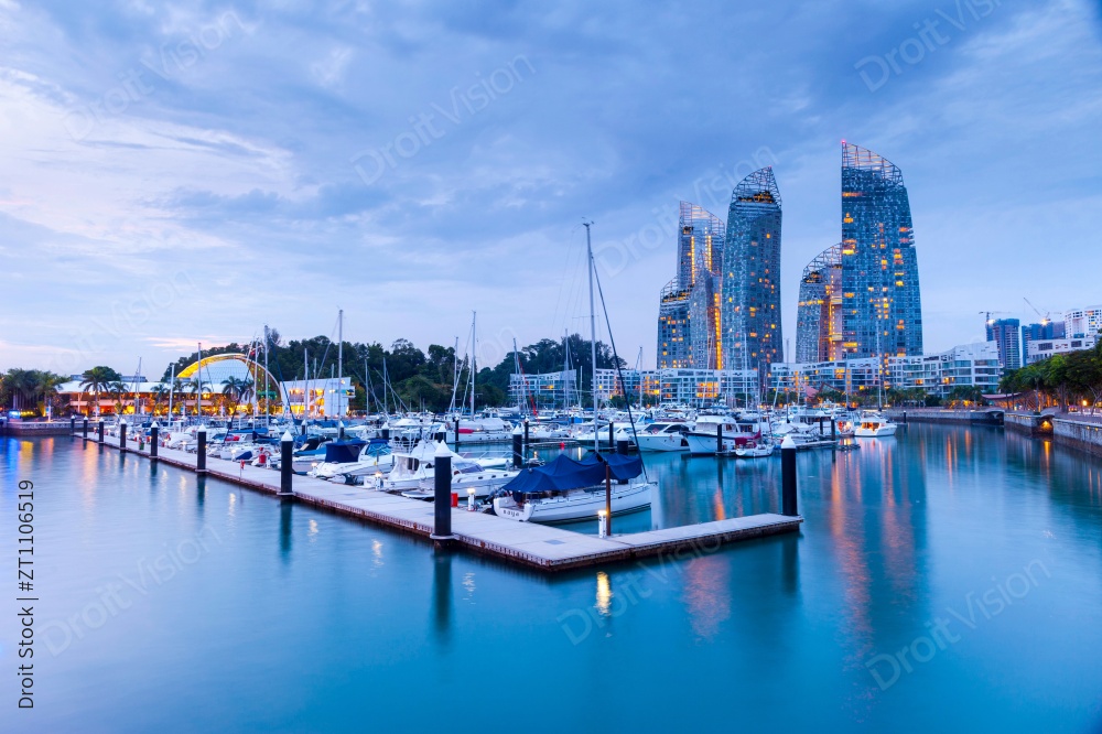 新加坡吉宝湾游艇码头图片