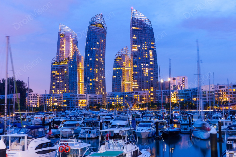 新加坡吉宝湾游艇码头图片