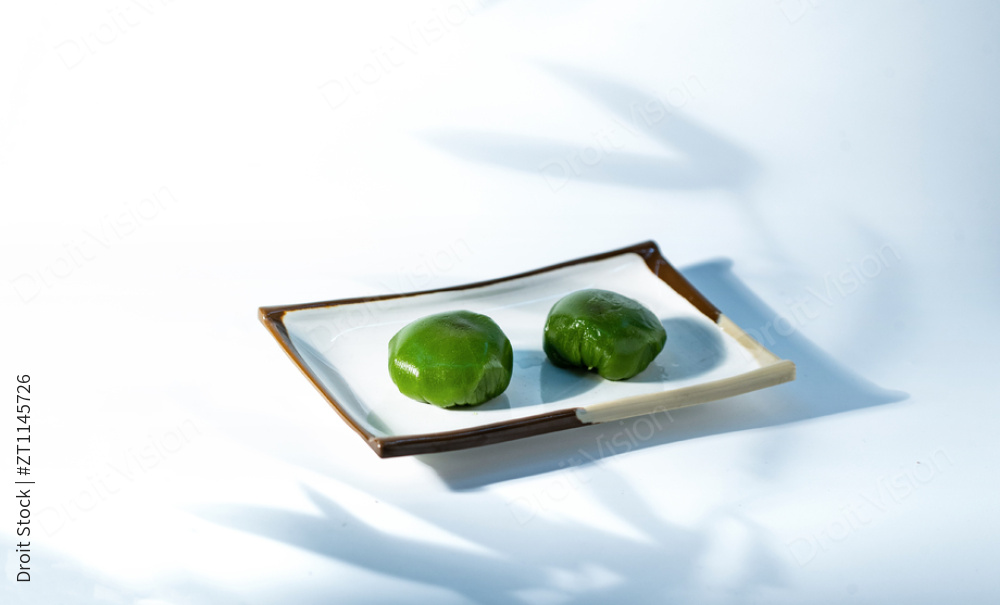 竹影和青团图片