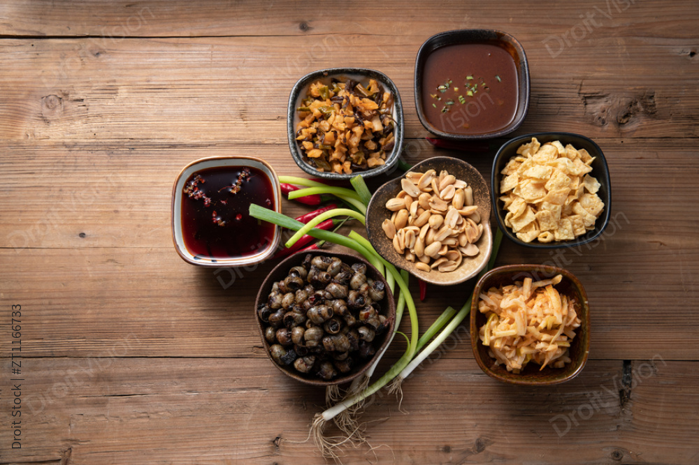 螺狮粉配菜图片