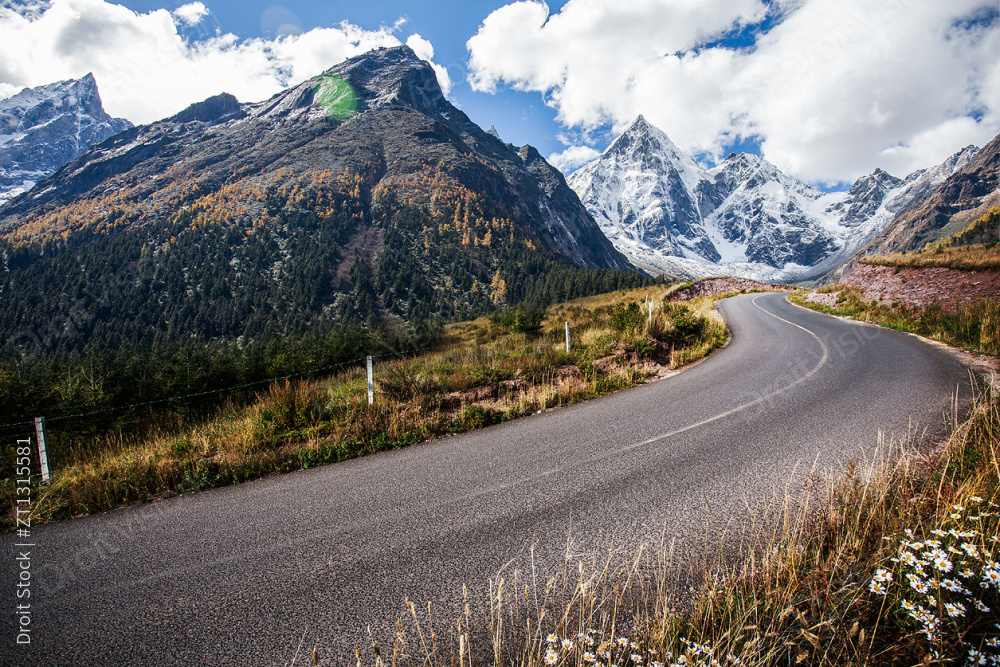 四川公路美景图片
