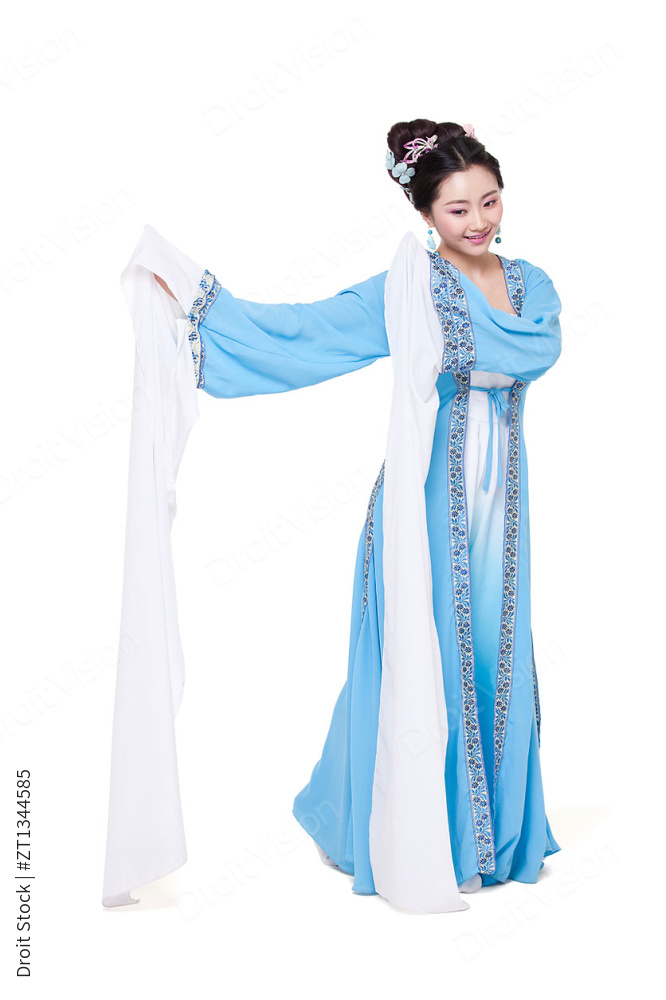 古装美女表演图片