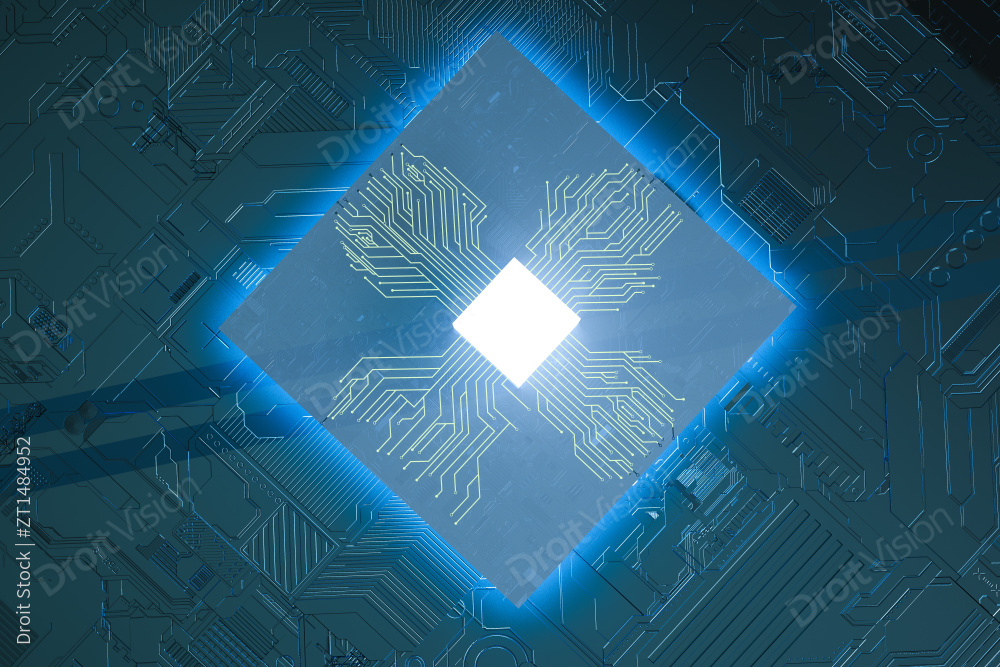 热气球与卡通风格背景3D渲染图片