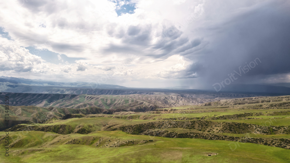 中国新疆伊犁喀拉峻大草原自然风景图片
