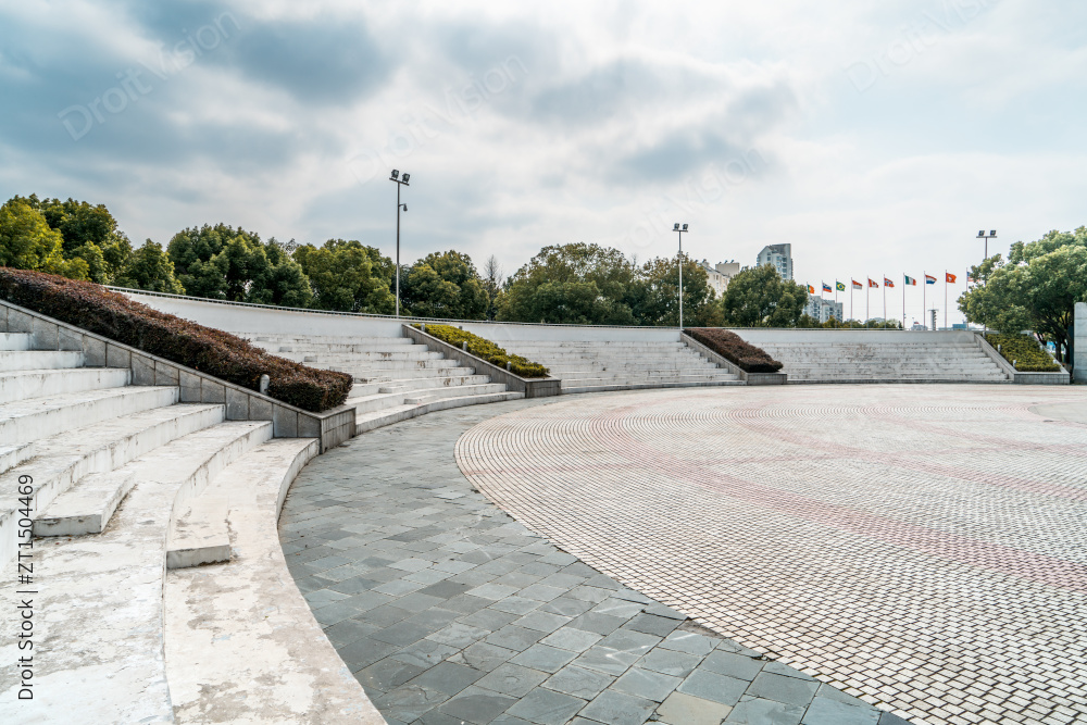苏州中央公园空广场图片