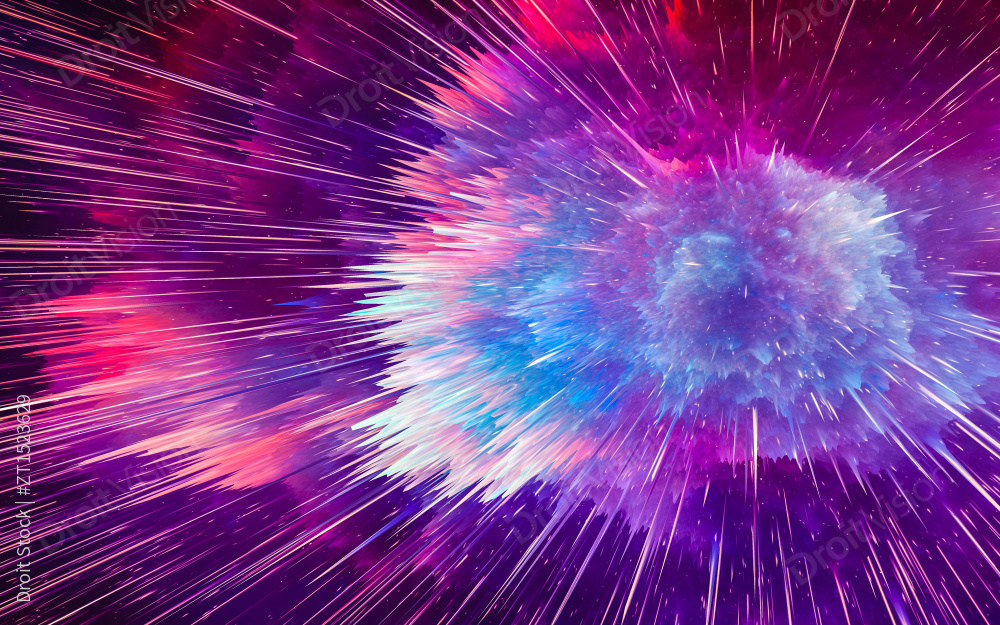 放射状星空星云图银河系图片图片