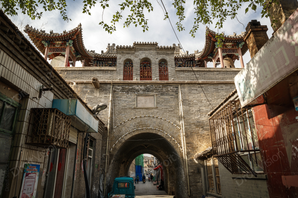 中国河北省张家口市堡子里景区晋商明清建筑图片