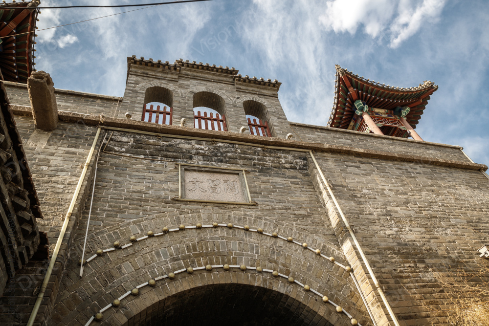 中国河北省张家口市堡子里景区晋商明清建筑图片