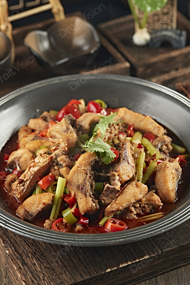 红油泡椒麻辣水煮鱼图片