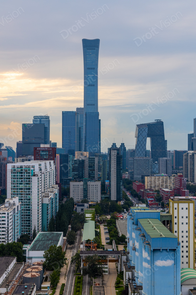 北京国贸CBD中央商务区风光图片