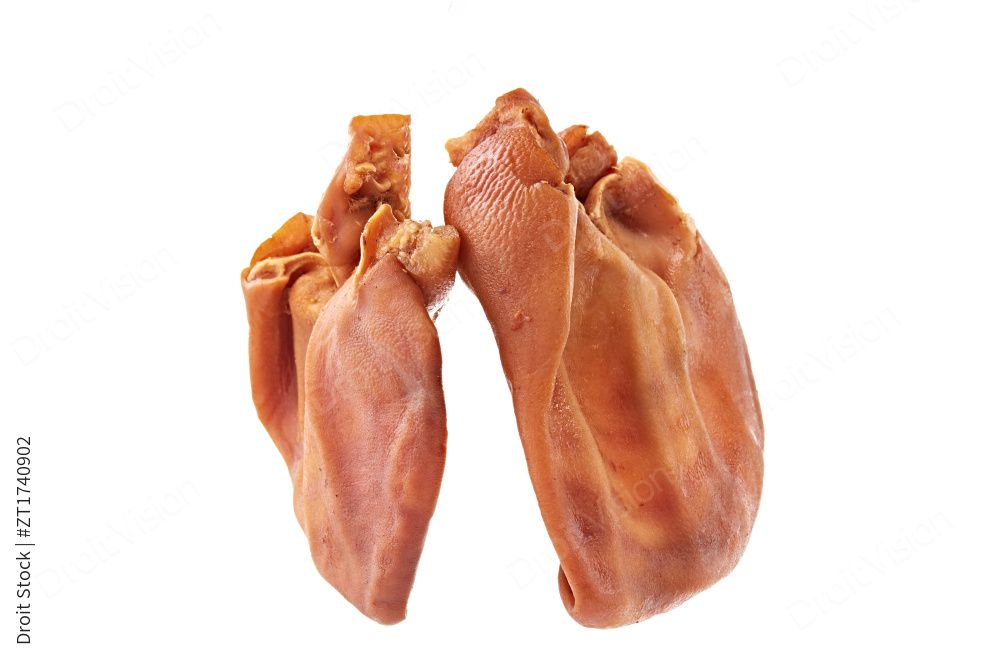 熟食整只熏卤猪耳朵图片