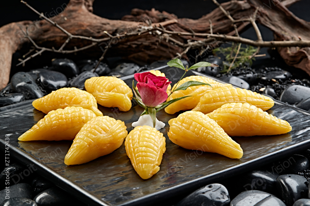 糯米玉米奶油糕图片