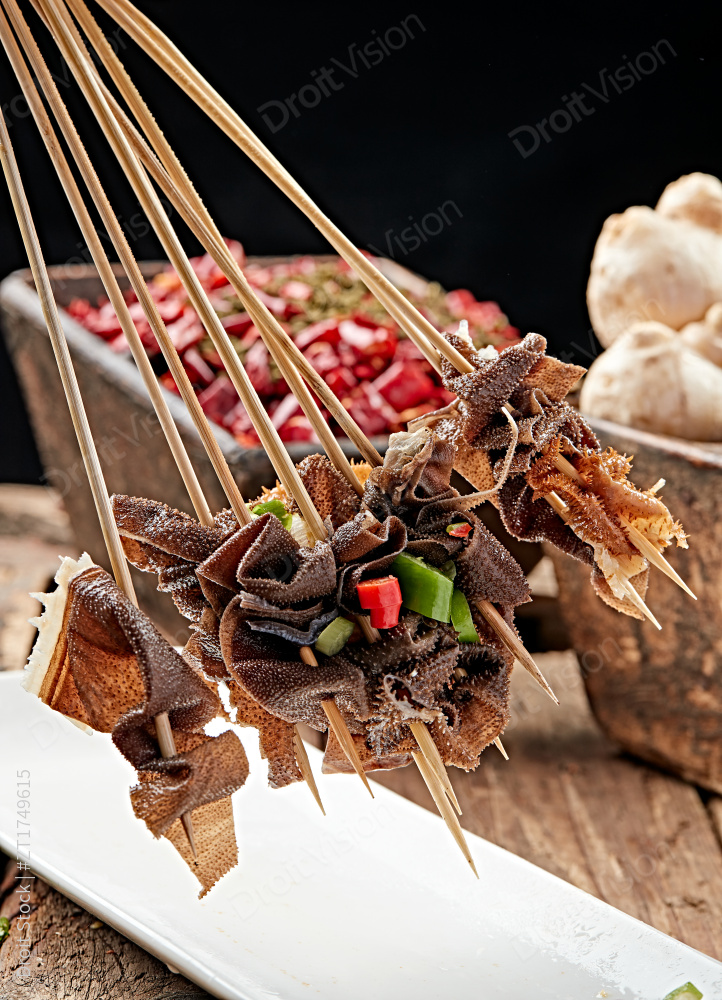 成都串串毛肚串图片