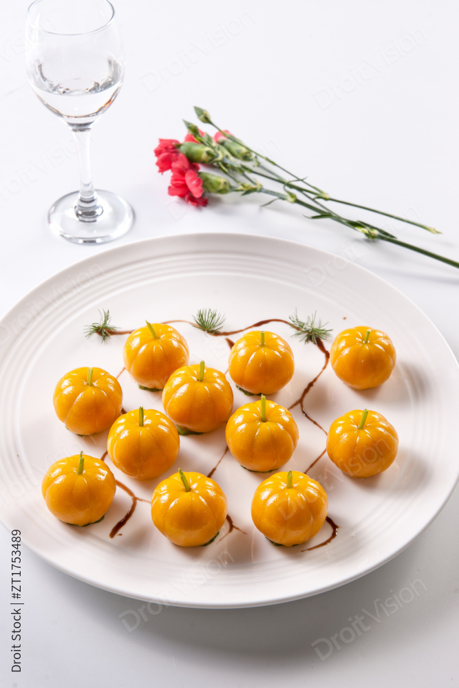 香蒸南瓜糯米糕图片