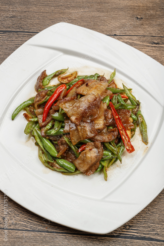 杭椒回锅肉图片