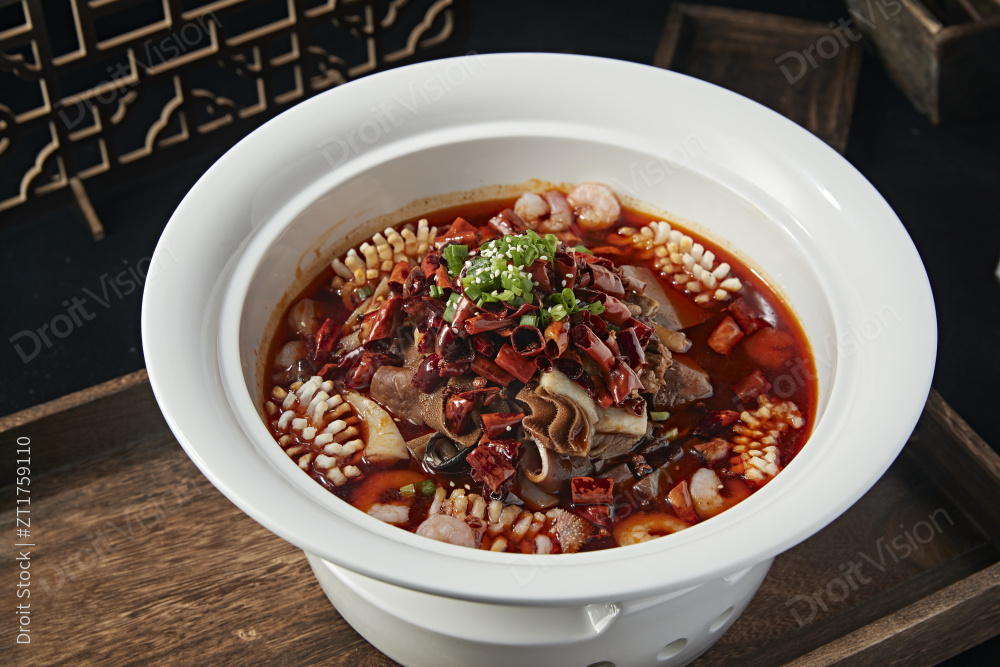 川味海鲜毛血旺图片