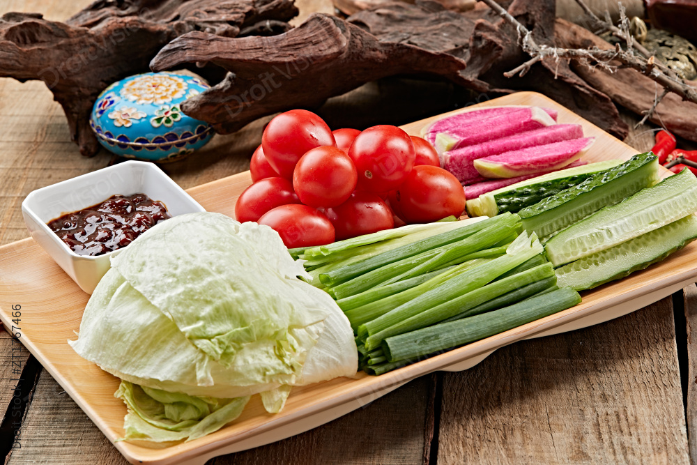 新鲜时蔬拼盘图片