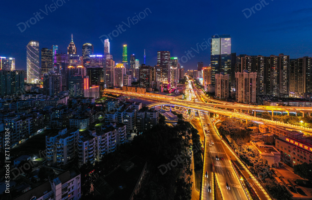 广州城市夜景图片