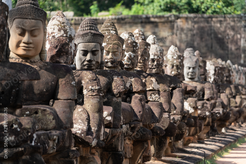 柬埔寨大吴哥通王城图片