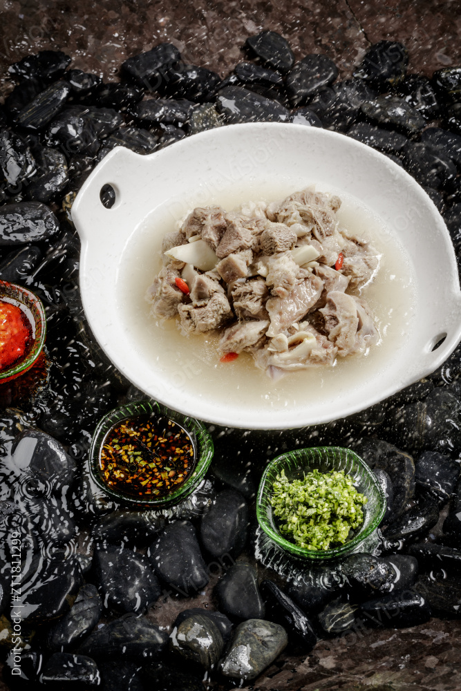 香喷喷的清水羊肉图片