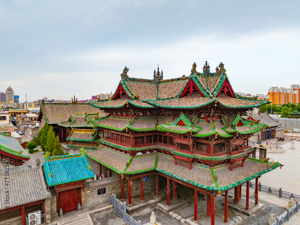 山西晋中介休祆神楼图片