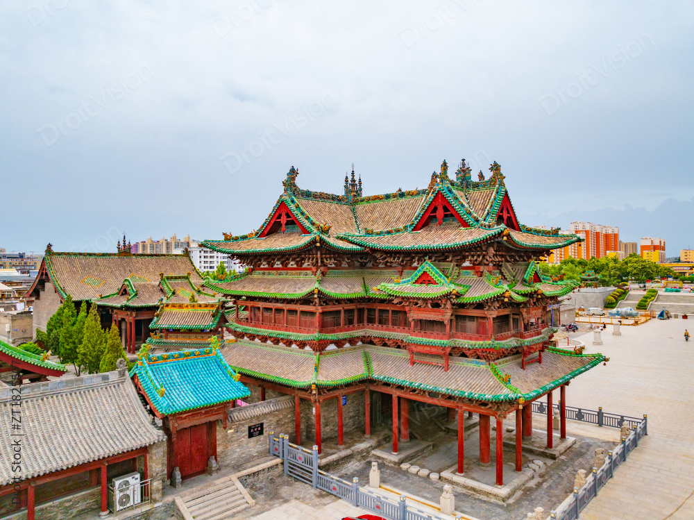 山西晋中介休祆神楼图片