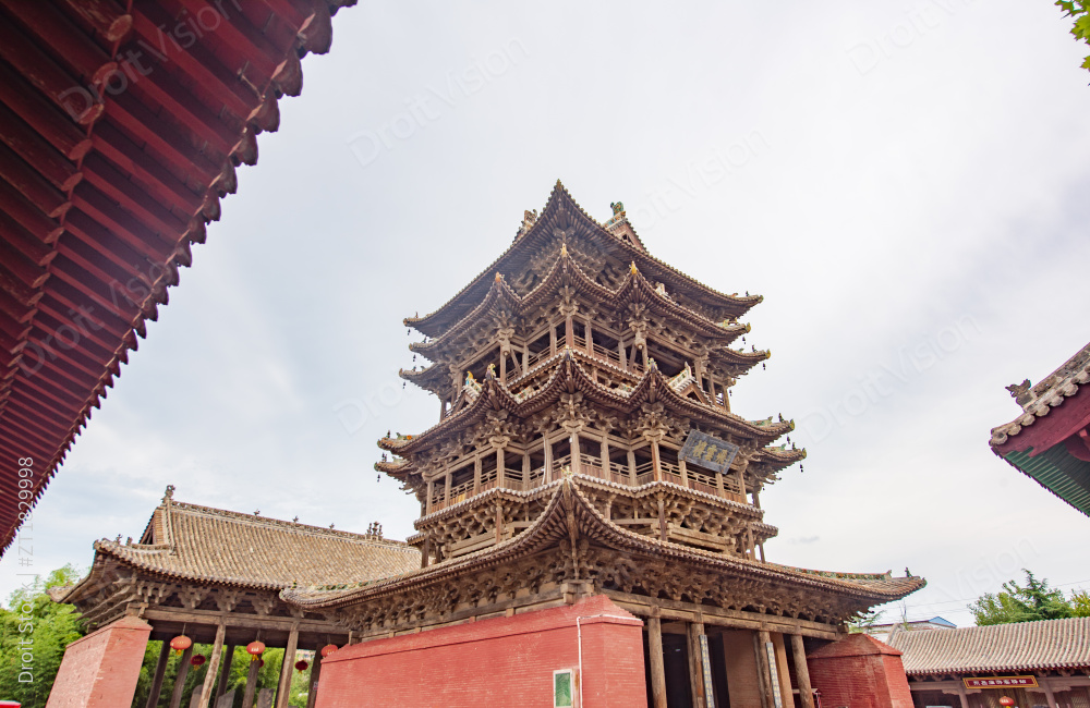 西省运城市万荣县飞云楼图片