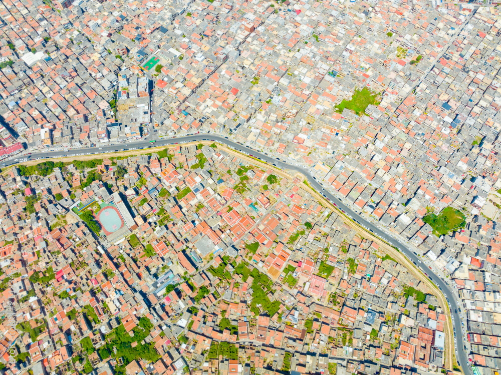 福建泉州惠安县崇武古城航拍景观图片