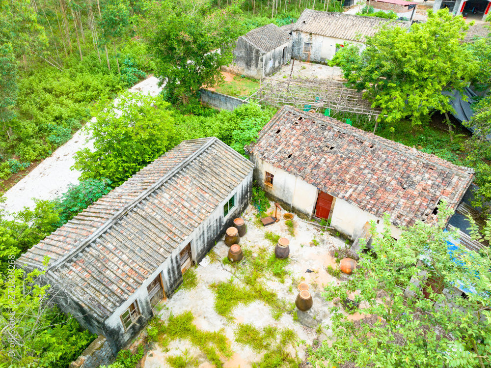 海南儋州昌王老村古村落图片