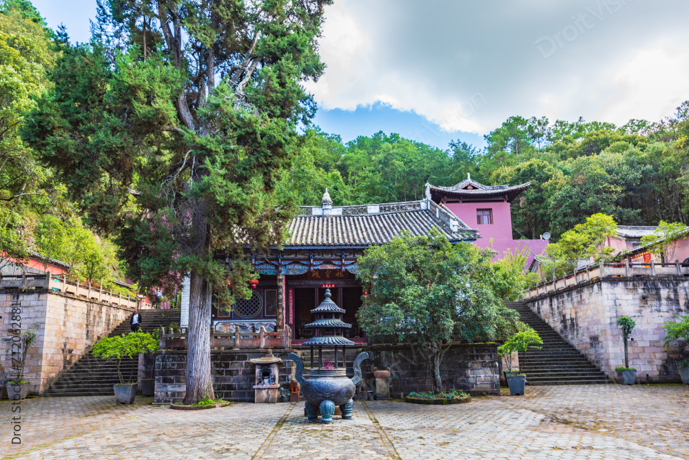 中国云南大理巍宝山南诏土主庙图片