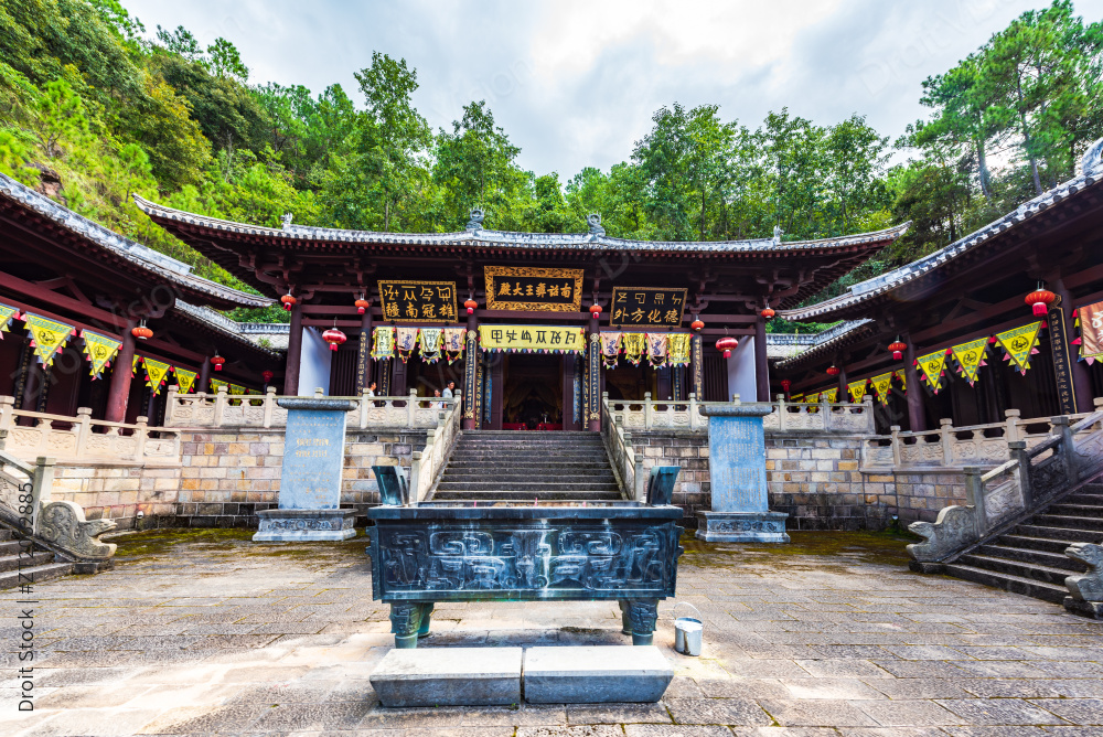中国云南大理巍宝山南诏土主庙图片