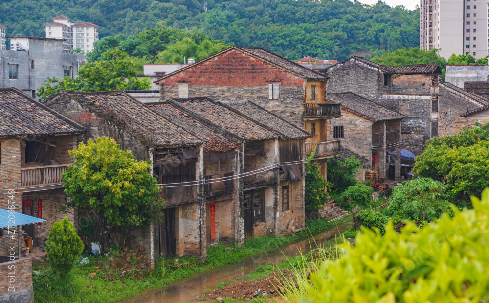 广东肇庆市封开县封川古城里的古民居图片