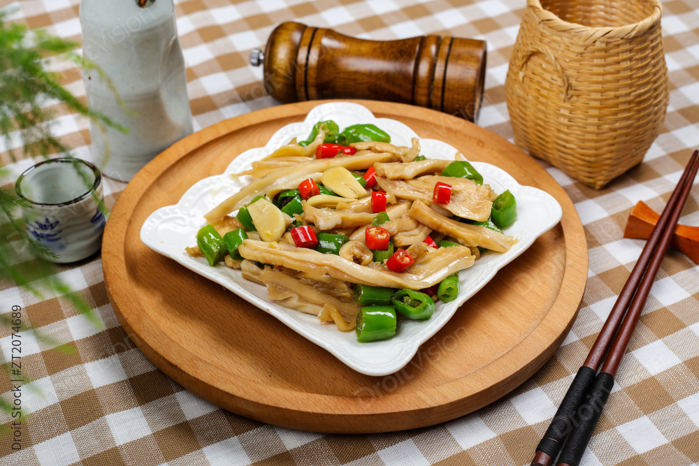 辣椒炒猪肚图片