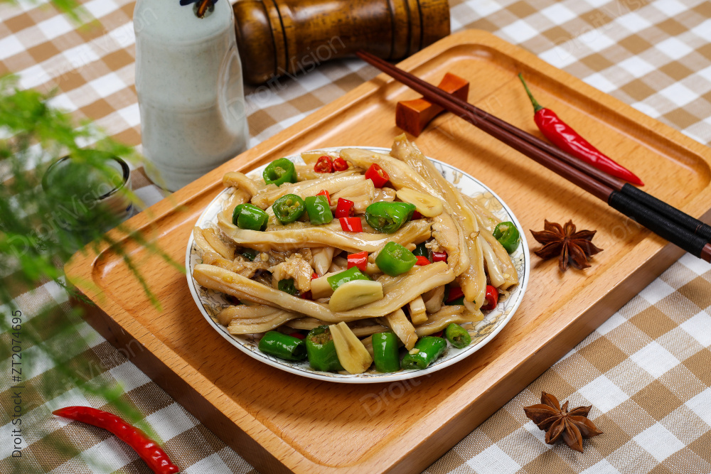 辣椒炒猪肚图片