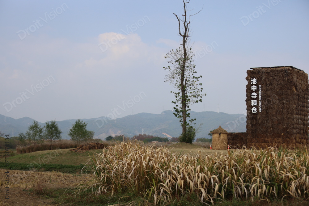 良渚古城遗址公园池中寺粮仓图片