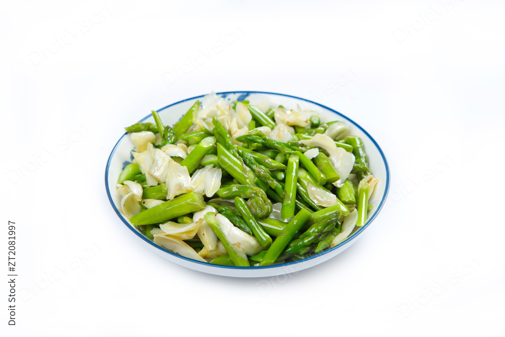 芦笋炒百合图片