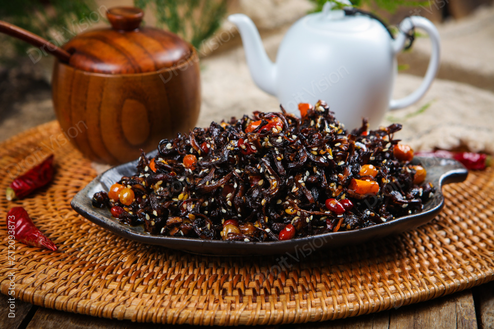 油炸鸡枞菌图片