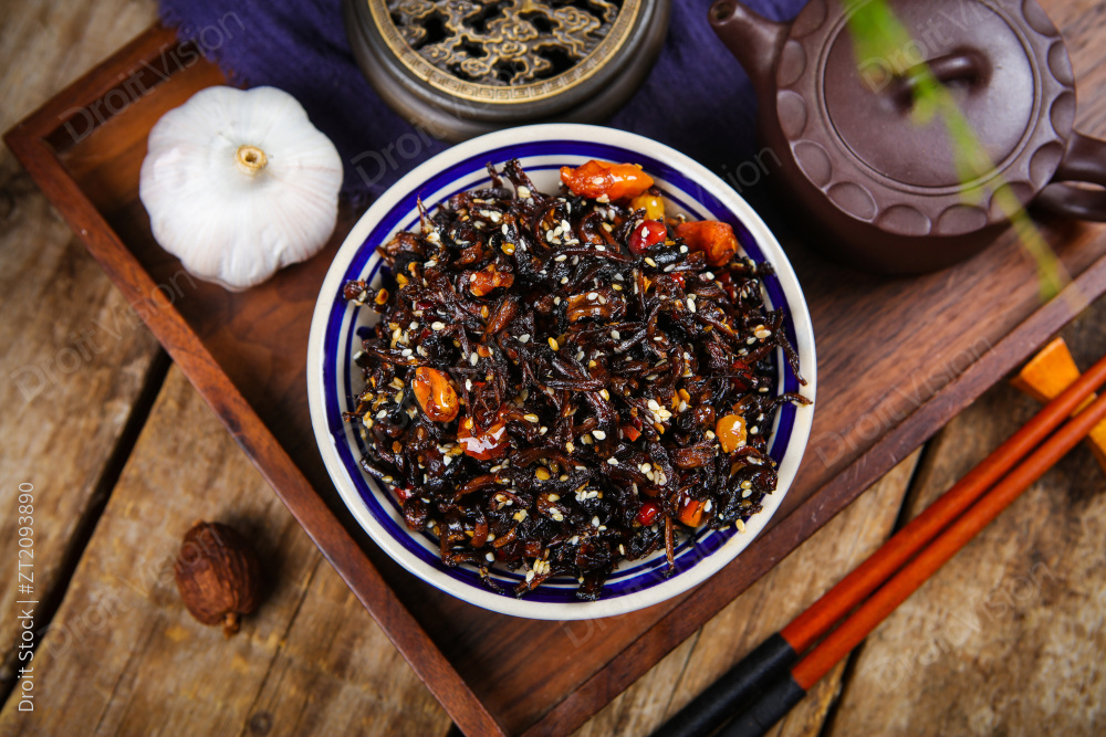 油炸鸡枞菌图片