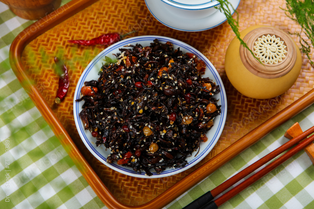 油炸鸡枞菌图片