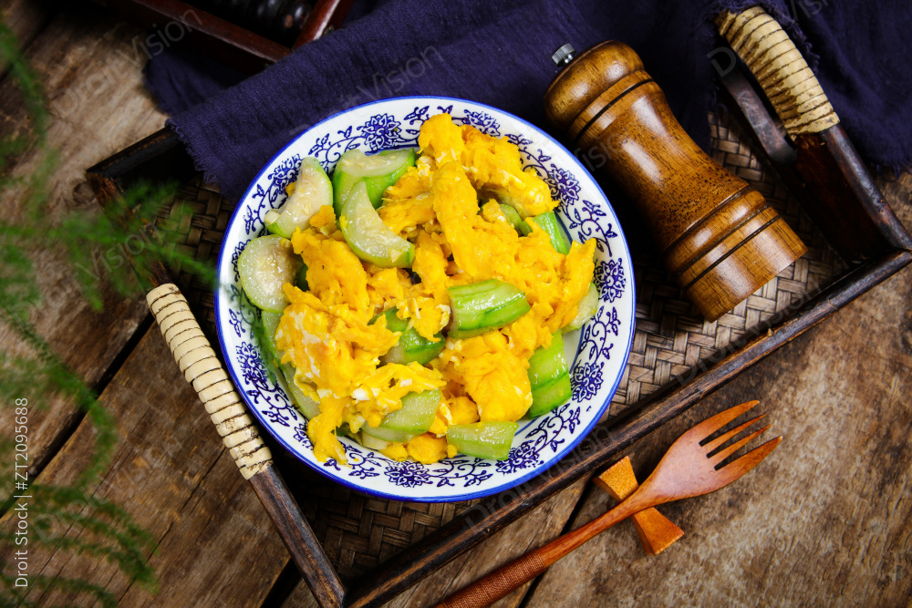 丝瓜炒鸡蛋图片