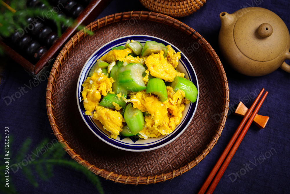 丝瓜炒鸡蛋图片