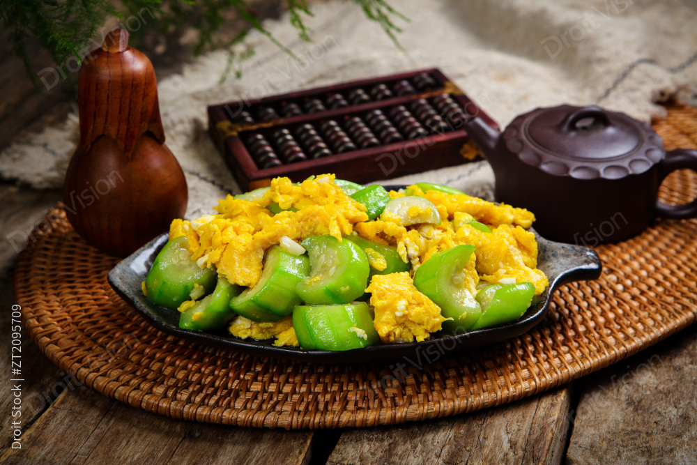 丝瓜炒鸡蛋图片