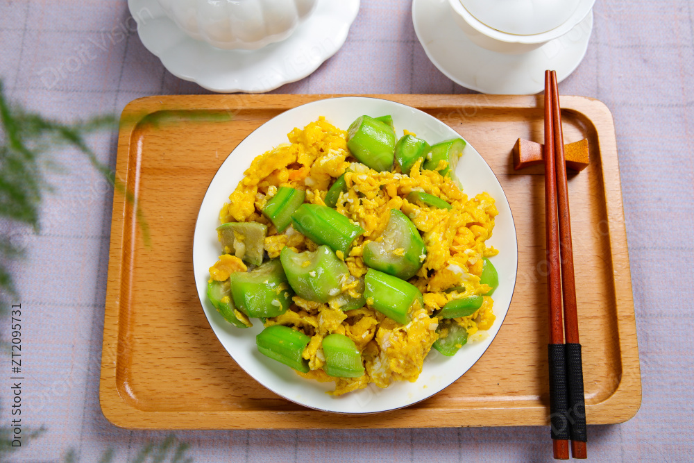 丝瓜炒鸡蛋图片
