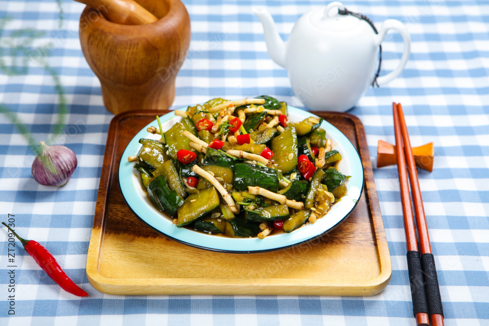 鱼腥草凉拌黄瓜图片