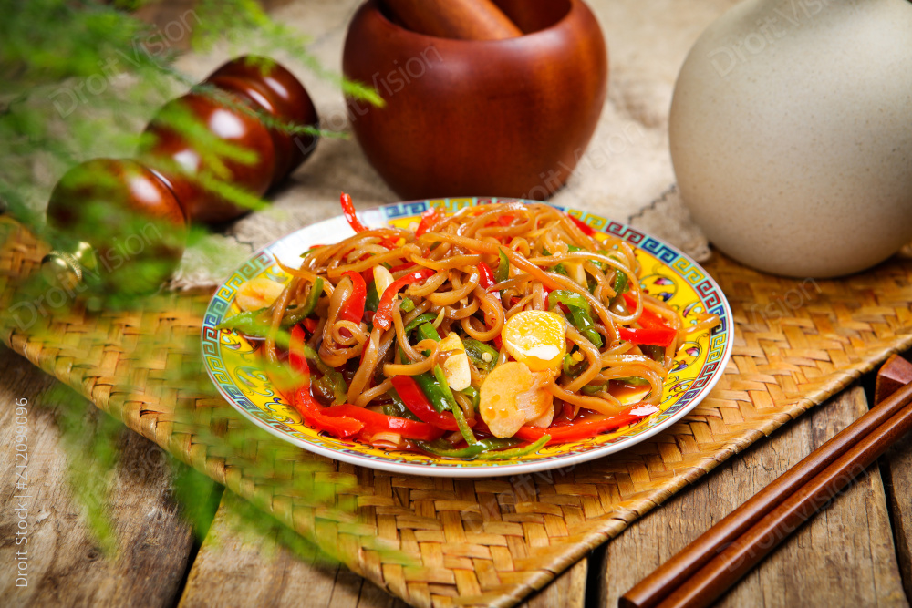 炒河蚌肉丝图片